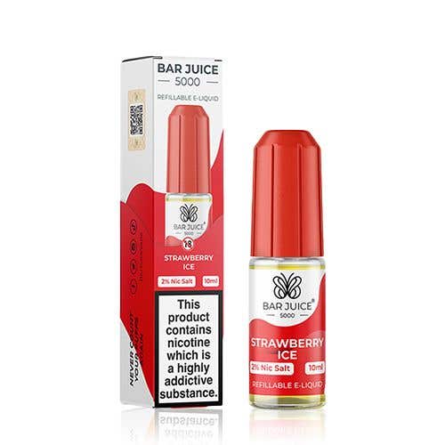 Bar Juice 5000 Strawberry Ice Nic Salt Vape Juice