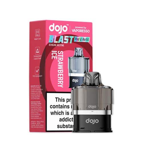 Vaporesso Dojo Blast 6000 Prefilled Vape Pods - Strawberry Ice