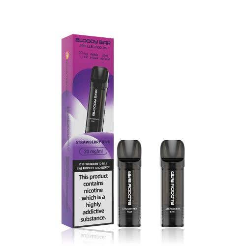Bloody Mary Bloody Bar Prefilled Vape Pods - Strawberry Kiwi