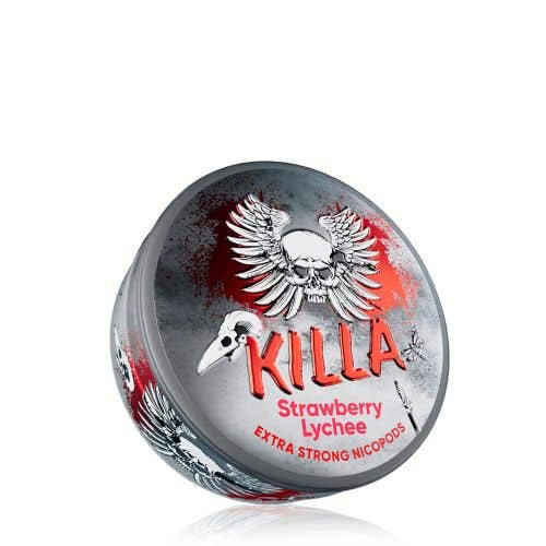 Killa 13mg NicoPods Nicotine Pouches - Strawberry Lychee