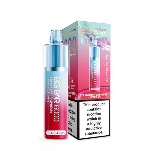 FEOBA Big Bar 6000 Disposable Kit - Strawberry Raspberry Cherry Ice