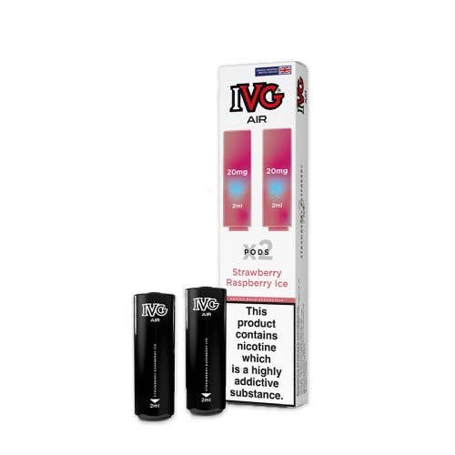 IVG Air Replacement Prefilled Pods - Strawberry Raspberry Ice