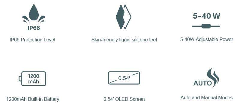 The VooPoo SEAL Pod Mod kit suits MTL & DTL vaping.