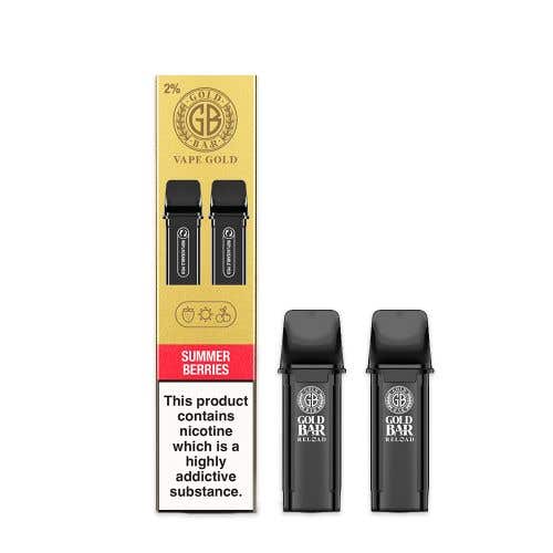 Vape Gold's Gold Bar Reload Prefilled Pods - Summer Berries