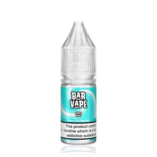 Bar Vape Super Mint Nic Salt E-Liquid - 10mg