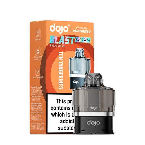 Vaporesso Dojo Blast 6000 Prefilled Vape Pods - Ten Tangerines