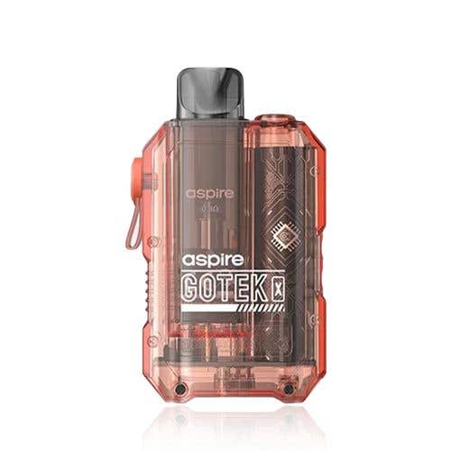Aspire Gotek X Pod Vape Kit - Translucent Orange