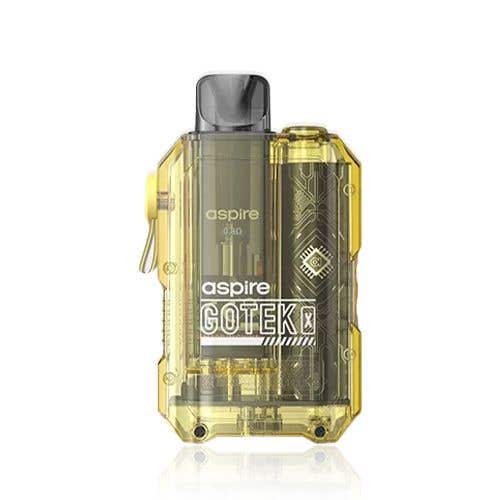Aspire Gotek X Pod Vape Kit - Translucent Yellow