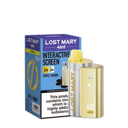 Lost Mary 4-in-1 Prefilled Pod Vape Kit - Triple Mango