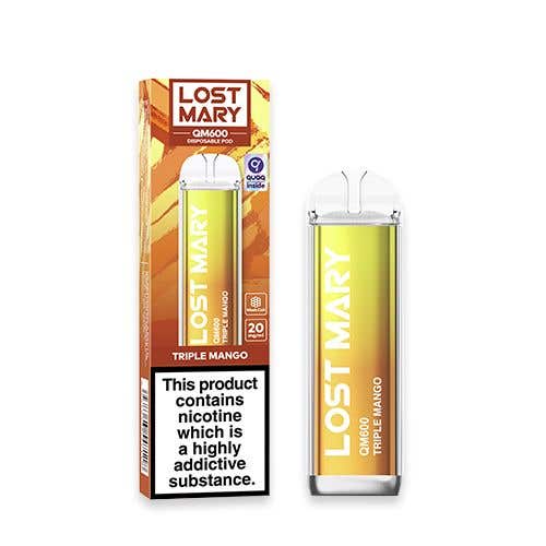 Lost Mary QM600 Disposable Vape Kit - Triple Mango