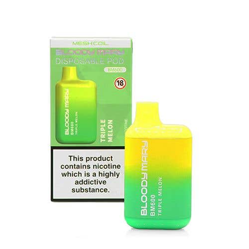 Bloody Mary BM600 Disposable Kit - 20mg - Triple Melon
