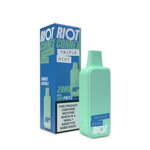Riot Connex Prefilled Vape Pods - Triple Mint