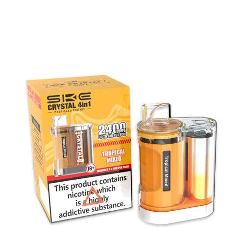 SKE Crystal 4in1 Prefilled Pod Kit - 20mg - Tropical Mixed