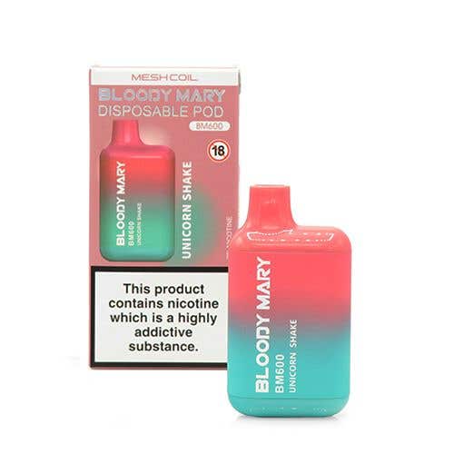 Bloody Mary BM600 Disposable Kit - 20mg - Unicorn Shake