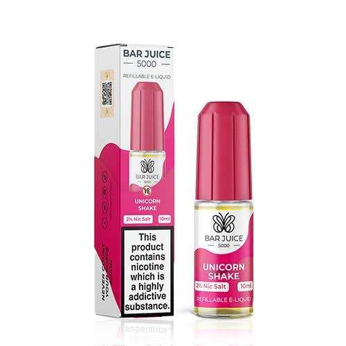 Bar Juice 5000 Nic Salt E-Liquid - Unicorn Shake