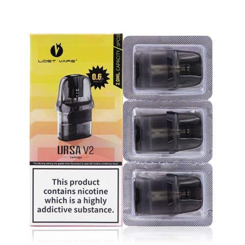 Lost Vape Ursa V2 Replacement Pod Cartridges - V2 0.6ohm