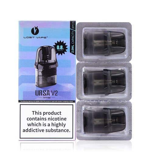 Lost Vape Ursa V2 Replacement Pod Cartridges - V2 0.8ohm