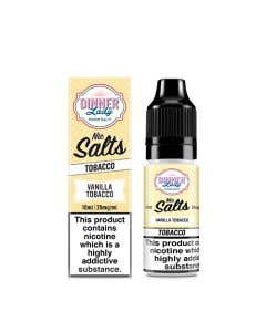 Dinner Lady Vanilla Tobacco Nic Salt Vape Juice