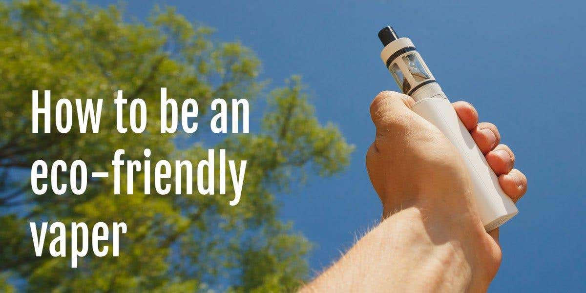 Is vaping better for the environment than smoking?