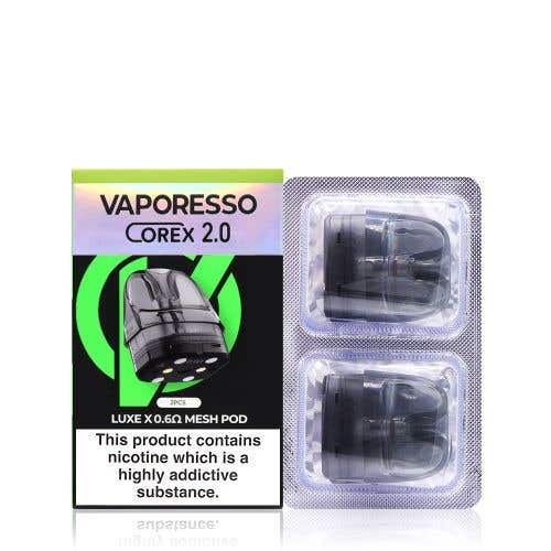 Vaporesso LUXE X COREX 2.0 Replacement Pods - 0.6ohm RDTL Mesh