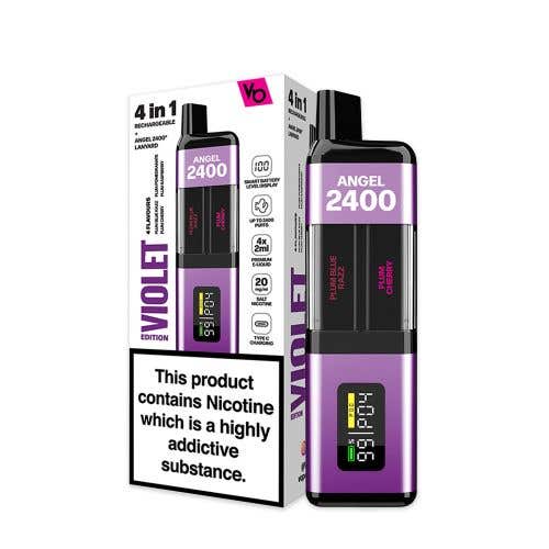 Vapes Bars Angel 2400 Prefilled Pod Kit - Violet Edition