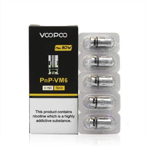 VooPoo PnP Replacement Coils - VM6 0.15ohm Mesh (DTL, not suitable for High VG)