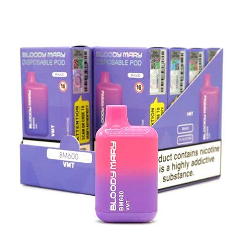 Bloody Mary BM600 Disposable Vape Kit 10 x Multipack - VMT