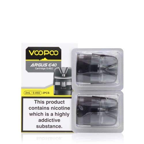 VooPoo Argus E40 Replacement Pod Cartridges - 0.45ohm