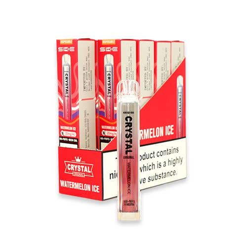 SKE Crystal Bar Disposable Vape Kit 10 x Multipack - Watermelon Ice