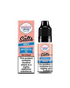 Dinner Lady Watermelon Ice Nic Salt Vape Juice