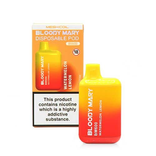 Bloody Mary BM600 Disposable Kit - 20mg - Watermelon Lemon