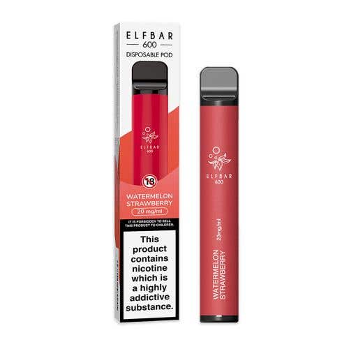 Elf Bar 600 Disposable Vape Kit - Watermelon Strawberry