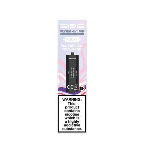 SKE Crystal 4in1 Prefilled E-Liquid Pods - Watermelon Strawberry