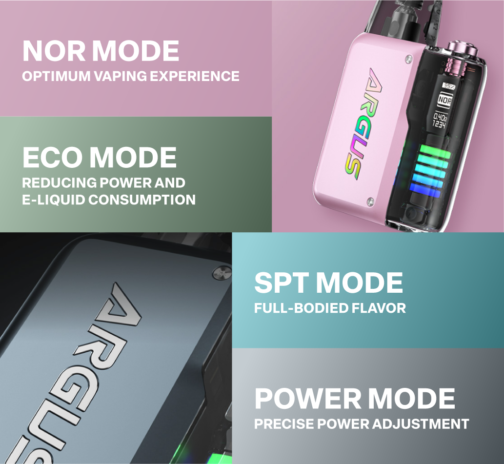 Voopoo Argus P2 Power Modes Voopoo Argus P2 Power Modes