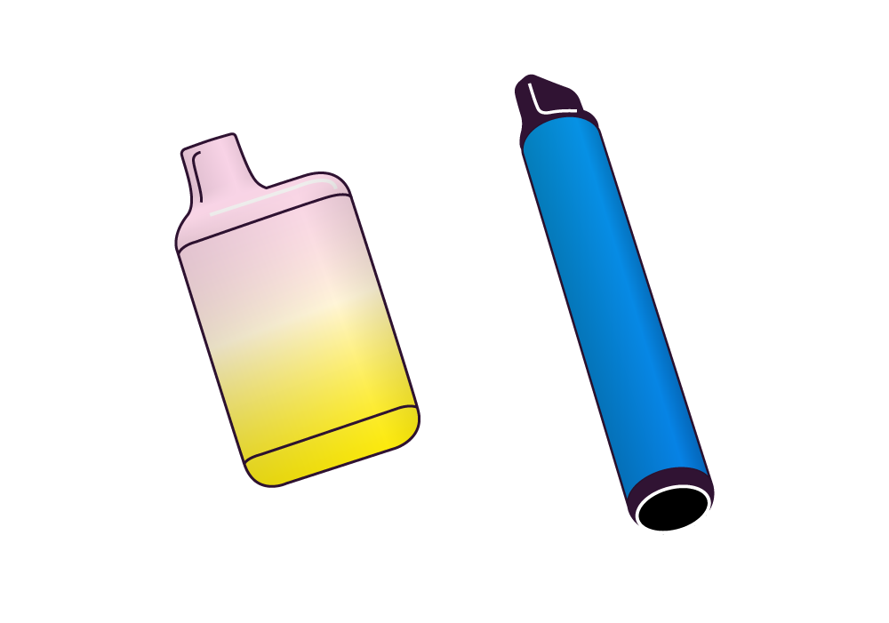 Image of MTL vaping disposable devices