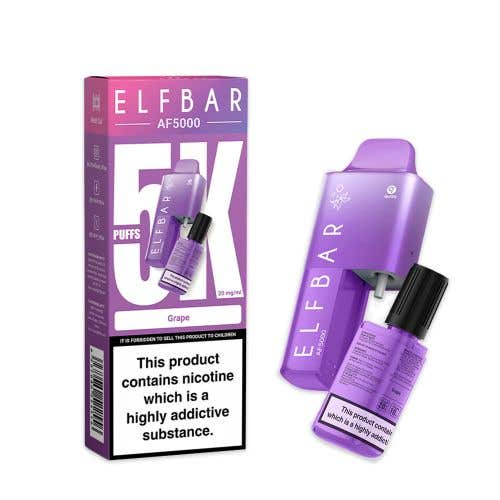 Elf Bar AF5000 Disposable Vape Kit Grape
