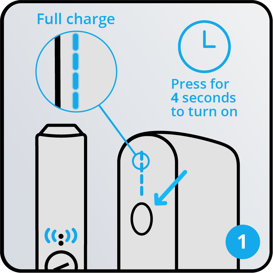 IQOS Iluma Setup Step 1 IQOS Iluma Setup Step 1