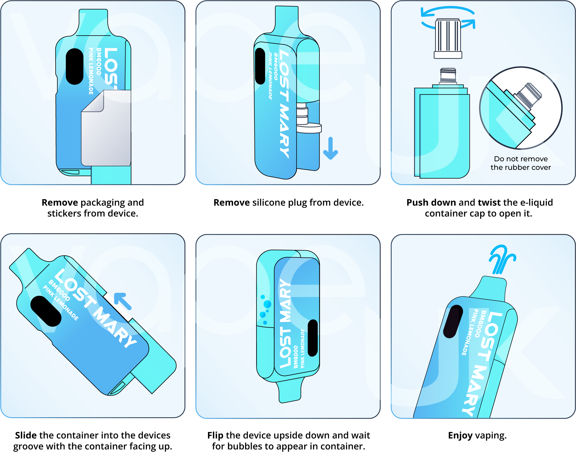 Lost Mary BM6000 Disposable Kit - Setup and use