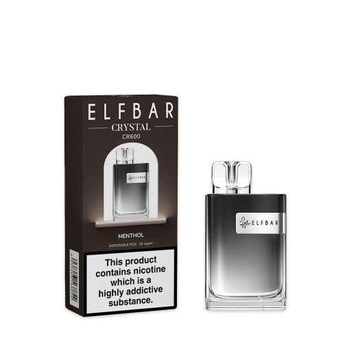 Elf Bar Crystal CR600 Disposable Vape Kit Menthol