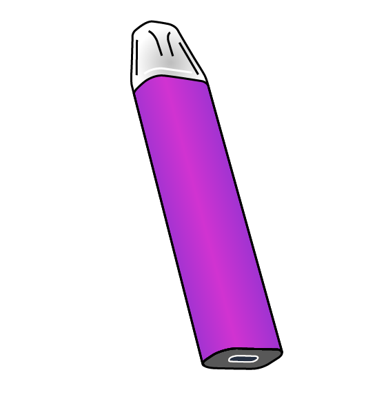 A refillable pod vape kit.