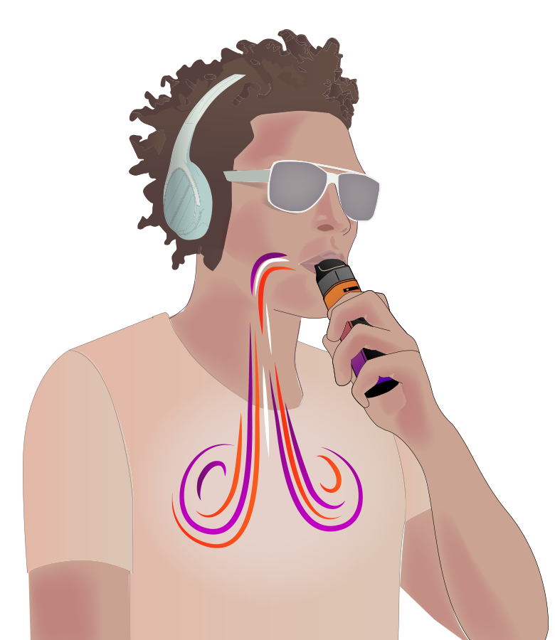 Image of man RDL vaping