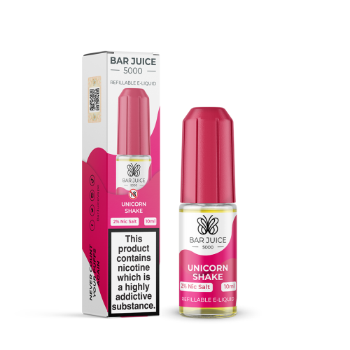 Bar Juice 5000 Nic Salt E-Liquid - Unicorn Shake 10mg