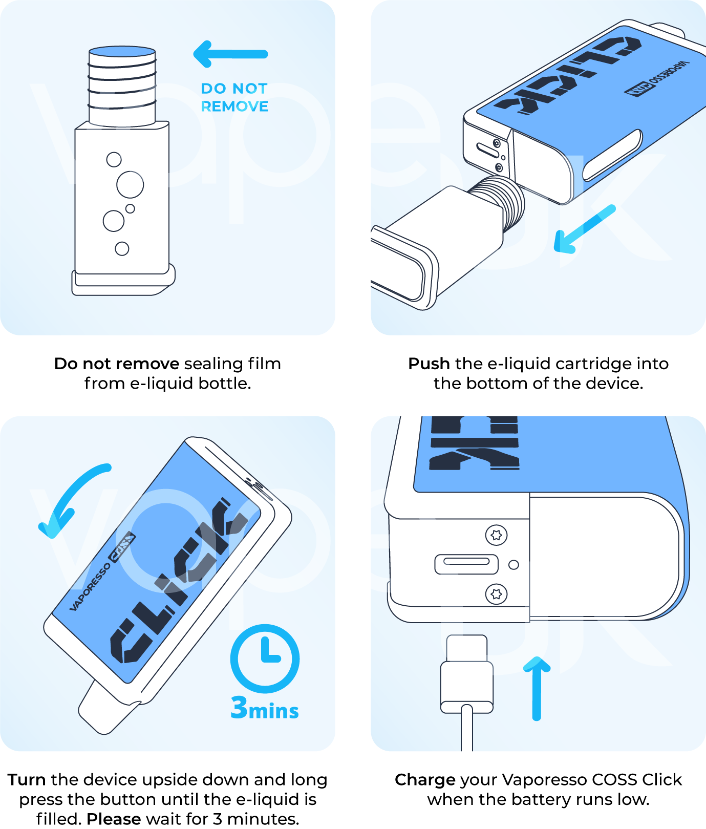 Vaporesso COSS Click 6000 Big Puff Disposable Kit - Push, click and enjoy!