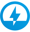Icon showing wattage